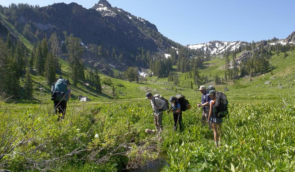 Backpacking in the Trinity Alps