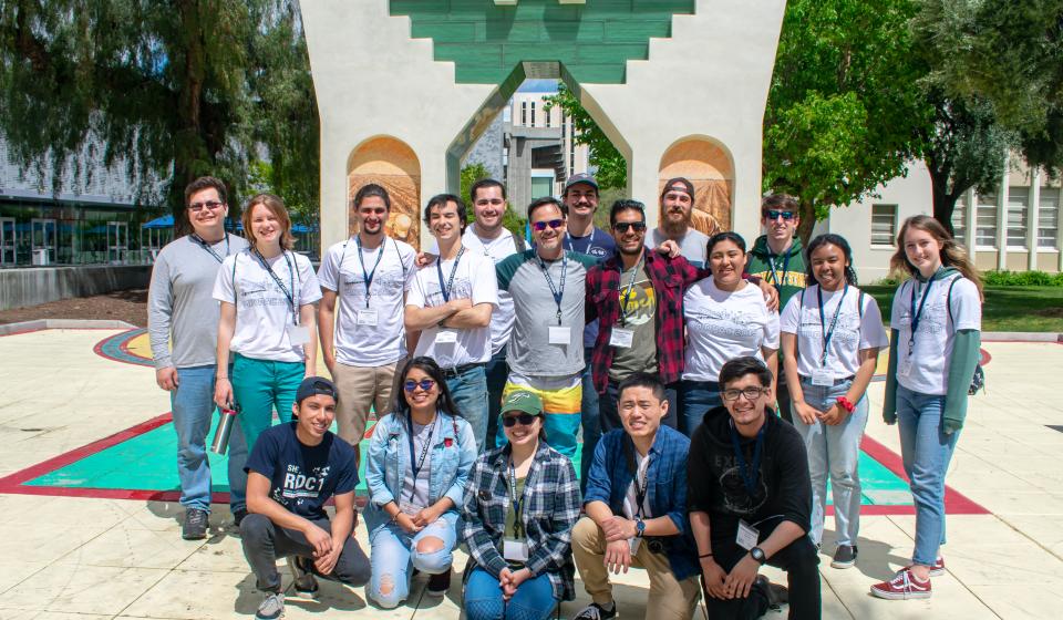 The Humboldt environmental resources engineering team after the competition at SJSU